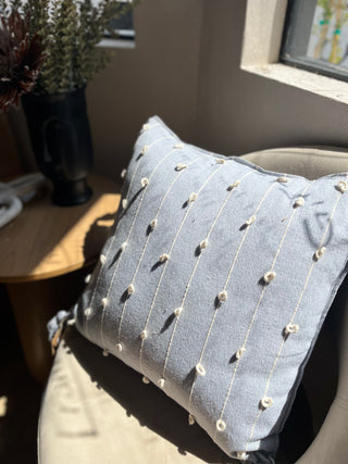 Woven Tassle Pillow 22 x 22