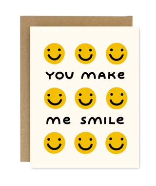 YOU MAKE ME SMILE CARD